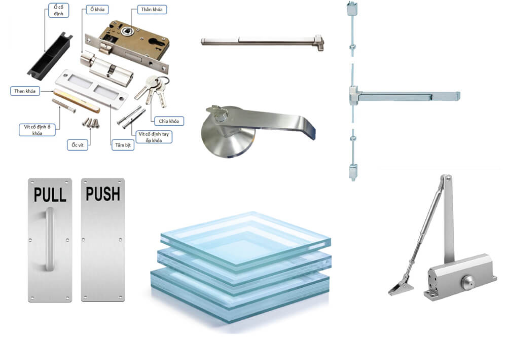 Cung cấp phụ kiện cửa & vật tư thi công