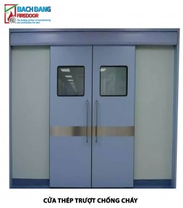 Cửa trượt thép chống cháy