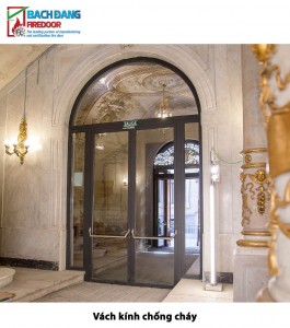 Vách kính chống cháy chất lượng cao Bạch Đằng
